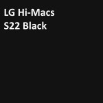 LG Hi-Macs S22 Black